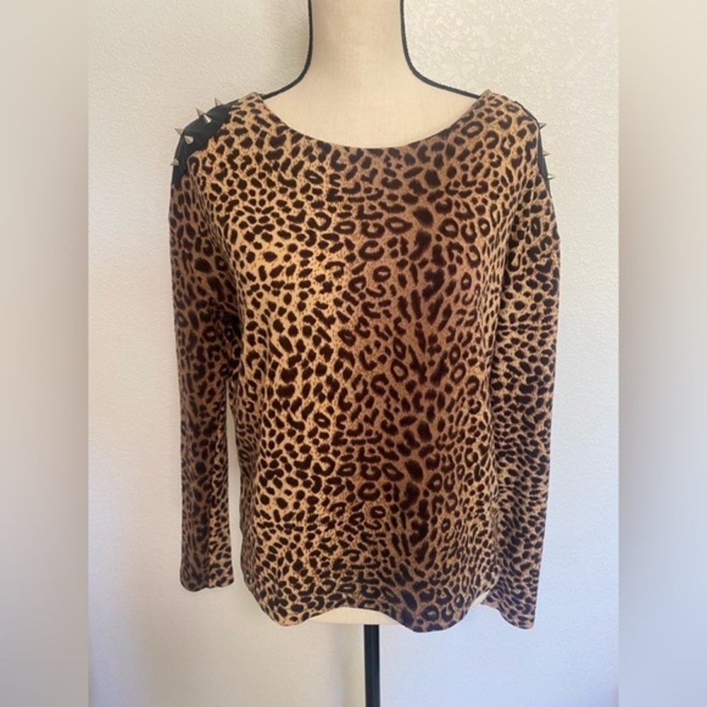 Better Be Animal Print Brown Short Sleeve
